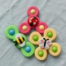 KIt 3 Spinner Bebê Ventosa Giratório Brinquedo Sensorial