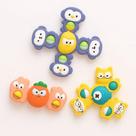 Kit 3 Spinners Baby com Ventosa Brinquedo Sensorial Crianças Bebes 5 Meses Cores Infantil