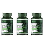Kit 3 Spiruvit Spirulina e Vitamina B12 60 Cápsulas Muwiz