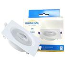 Kit 3 Spot Led Quadrado Embutir 3w Branco Quente 3000K Amarelo