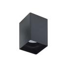 Kit 3 Spot Sobrepor Quadrado Para Lampada MR16 Preto Galaxy