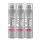 Kit 3 Spray Antiumidade Protetor Térmico Antifrizz Ricca 150ml