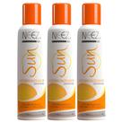 Kit 3 Spray Autobronzeador Profissional Neez Sun Resultado Imediato Natural Bronze Sem Sol 150ml
