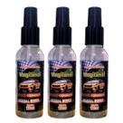 Kit 3 Spray Automotivo Madeiras Nobres Mogilandi 120ml