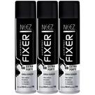Kit 3 Spray Fixador De Cabelo Profissional Neez Laque Capilar Fixação Extra Forte 24 Horas 250ml