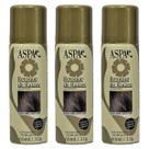Kit 3 Spray Retoque Raíz Instantâneo Castanho Médio ASPA 60ml