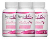 Kit 3 Suplemais Mulher 180cpr - Polivitamínico Para Mulheres