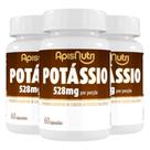 Kit 3 Suplemento Mineral de Potássio Apisnutri 60 Cápsulas
