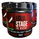 Kit 3 Suplemento Pré Treino Academia Energia Limão 300g Kit 3 Suplemento Pré Treino Academia Energia Limão 300g