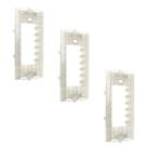 Kit 3 Suporte Base 4x2 Linha Clean e Sleek Margirius Cor:Branco