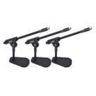Kit 3 Suporte Microfone Mesa Bumbo Amplificador Metal IBOX