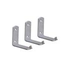 Kit 3 Suporte para Extintor de Incendio 3XE1558METAL Chapa l Aco Galvanizado Parede Metasal