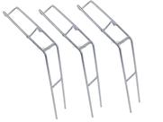 Kit 3 Suporte para Vara 45 Grau (34cm) - Gold Fish