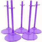 Kit 3 Suporte Roxo Para Boneca- Compatível com Barbie * Pedestal