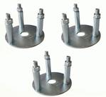 Kit 3 Suportes De Calota Rodoar Para Cinematico Caminhao Kit 3 Suportes De Calota Rodoar Para Cinematico Caminhao