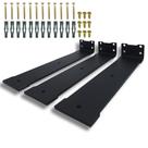 Kit 3 Suportes De Parede Cantoneira Larga Para Prateleira Mão Francesa 30cm Aço Alta Durabilidade Kit 3 Suportes De Parede Cantoneira Larga Para Prateleira Mão Francesa 30cm Aço Alta Durabilidade