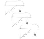 Kit 3 Suportes de parede para Sela SV49014