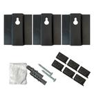 Kit 3 Suportes Para Fixar Espelho De Parede Placas Quadros Armarios
