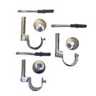 Kit 3 Suportes Simples de Teto para Varão de Cortina 19mm
