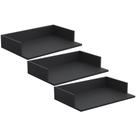 Kit 3 Suportes Suspensos Para Micro-Ondas 60X40cm Preto