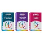 Kit 3 Supra Homem + Supra Mulher + Supra Cabelos E Unhas.