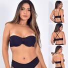 kit 3 Sutiã Alças Removiveis Bojo Alta Sustentação Alças Versáteis alça cruzada estilo nadador alça