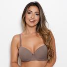 Kit 3 Sutiã Com Bojo Tradicional Em Poliamida Plus Size