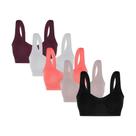 Kit 3 Sutiã Top Lupo Loba Sem Costura Microfibra Soutien
