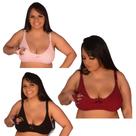 Kit 3 Sutiãs Sutian Soutien Sutien De Amamentação até Plus Size