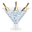 Kit 3 Taças Martini Grande - 2 Litros - Taça Para Bebida Taça Para Gelo