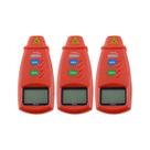 Kit 3 Tacômetro Digital Óptico Mira Laser Faixa 2,5 A 99999 Rpm Velocidade Td-812 Portátil Instrutherm Com Estojo