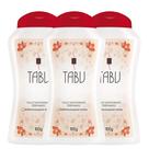 Kit 3 Talco Perfumado Tabu Tradicional 100G - Dana