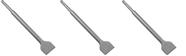 Kit 3 Talhadeiras Larga Com Encaixe Sds Plus 14*40*250mm