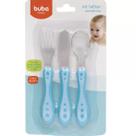 Kit 3 Talheres Estrelinha Azul Buba