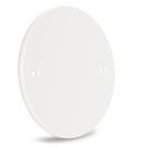 Kit 3 Tampa Cega Redonda Placa Teto Branca 4" Branca Sleek Cor:Branco
