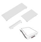 Kit 3 Tampas De Porta Slot Para Nintendo Wii - Branca