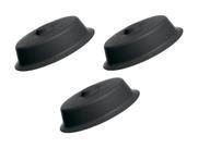 Kit 3 Tampas Para Microondas Electrolux Preta Original 26cm