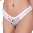 Kit 3 Tangas Calcinha Bordados Diversos Tule Transparente Kit 3 Tangas Calcinha Bordados Diversos Tule Transparente