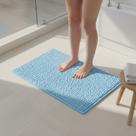 Kit 3 Tapete Chenille Pipoca Antiderrapante Absorvente Banheiro 60cm x 40
