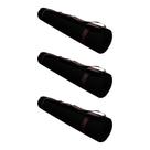 Kit 3 Tapete Yoga Alça 170x60cm 5mm Evamax Preto