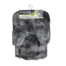 Kit 3 tapetes banheiro peludo felpudo jogo de tapete 3 peças