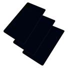 Kit 3 Tapetes Colchonete Red Place Yoga Pilates Musculação Resistente - Preto