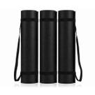 Kit 3 Tapetes de Yoga Eva Max 5mm Antiderrapante com Alça - Preto - Único