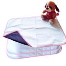 Kit 3 Tapetes Higiênico Lavável Branco E Rosa 200 Lavagens - 70x50cm - Base em Lona Impermeável