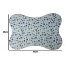 Kit 3 Tapetes Osso para Cachorro Cão e Gato Pet Comedouro 56x38 Tapetinho Antiderrapante -