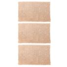 Kit 3 Tapetes para Banheiro Bolinha Antiderrapante 38x58cm Microfibra