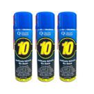 Kit 3 Tapmatic 10 Lubrificante Aerosol Quimatic 300Ml Produto Multiuso Para Lubrificação Proteção Contra Ferrugem Redução De Atrito E Ruídos Aa1