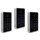 Kit 3 Teclado De Acesso Touch Controle Rfid Digital Leitor Cartão