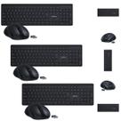 Kit 3 Teclado e Mouse Sem Fio Intelbras CSI 50 Preto 2.4GHz ABNT2 Silencioso NF Para Empresa
