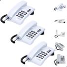 Kit 3 Telefone com Fio Intelbras Pleno Resistente e Prático Ideal Escritório Empresa e Residência
